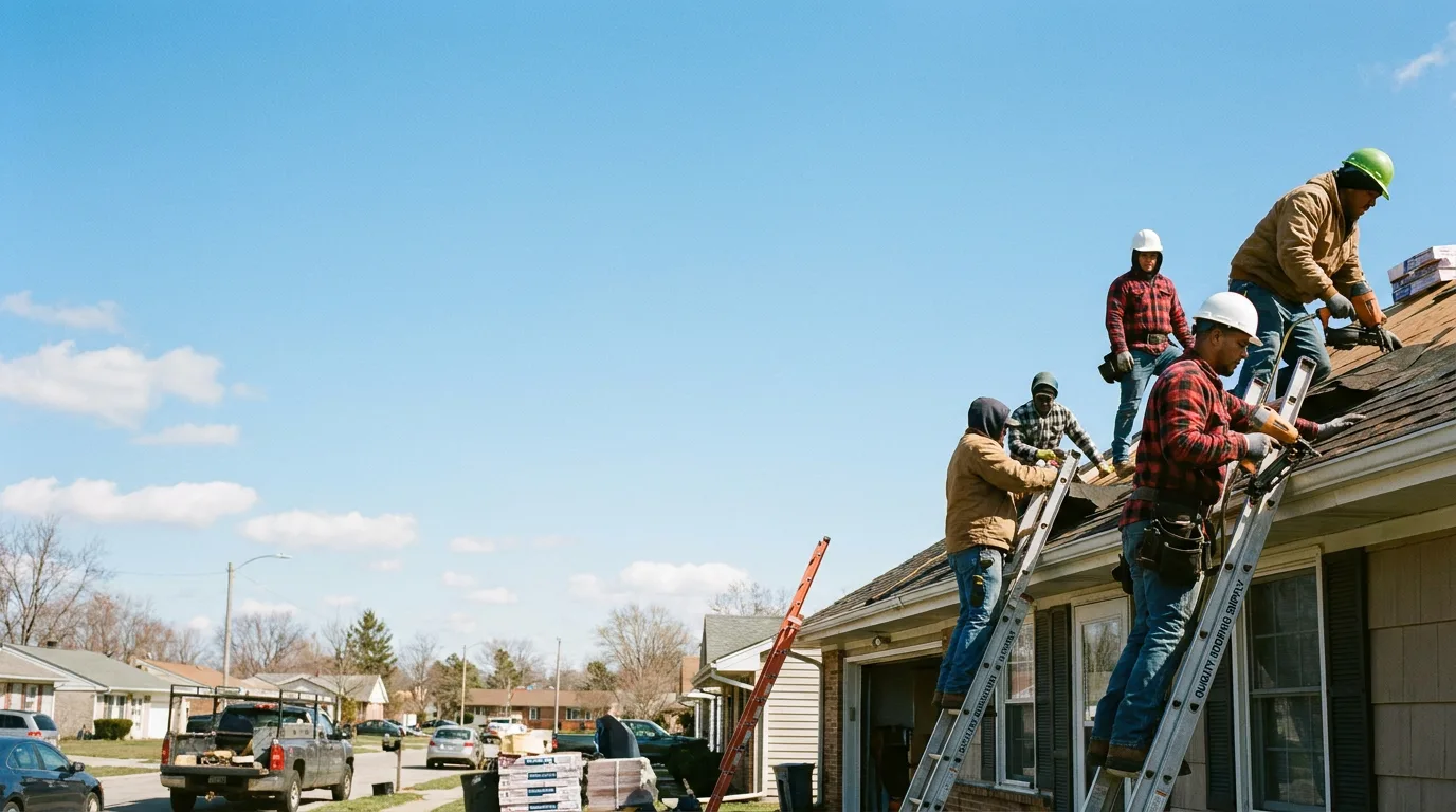 Roofing in Wadesville, IN near me